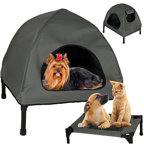 Domek pro psa kočku pelíšek stan pro zvířata lůžko 60x54x44 cm