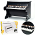 CLASSIC WORLD Pianino Czarne Drewniane Fantasy