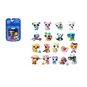 Figurka Littlest Pet Shop plast mix druhů na kartě 10x15,5cm