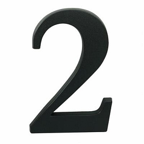 Číslice SP 19cm černá 2
