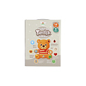 Medvěd Tedík česky mluvící plyš 22x25cm na baterie v krabici 12m+