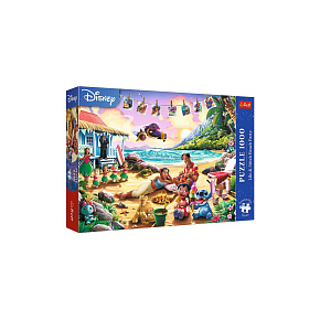 Puzzle - _1000 Premium Plus_ - Lilo  amp; Stitch Impreza na play / Disney Lilo amp;Stitch_FSC Mix 70 #37;