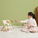 VIGA Drewniana Gra Zręcznościowa Rzut do Celu Ogród Montessori Edukacyjna FSC