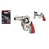 Revolver/Pistole na kapsle 8 ran kov 18cm na kartě