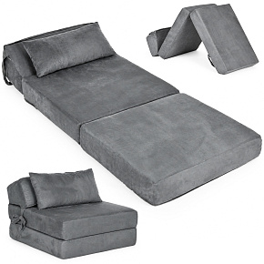 Sofa rozkładana 2w1 jednoosobowa piankowa z funkcją spania materac 190x70 cm ModernHome Sofa rozkładana 2w1 jednoosobowa piankowa z funkcją spania materac 190x70 cm ModernHome
