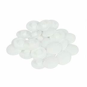 U Zátka konfirmát PVC BÍLÁ (25 ks)