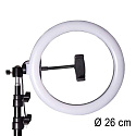 Kruhová lampa 60W RING LED selfie make-up