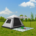 Samorozkládací turistický stan kempingový 4-osobový iglú 1500 mm MultiGarden