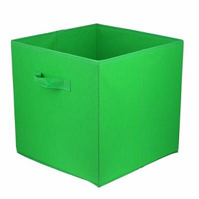 U Pudełko tekstylne 31x31x31 zielone