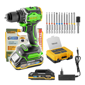 Aku vrtací šroubovák Procraft PA18Pro2 + sada bitů Aku vrtací šroubovák Procraft PA18Pro2 + sada bitů