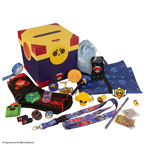 Adventní kalendář Brawl Stars ve fólii 18x18x18cm Adventní kalendář Brawl Stars ve fólii 18x18x18cm
