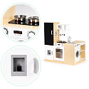 Dřevěná kuchyňka pro děti samostatné segmenty XXL tabule + LED ECOTOYS