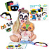 WOOPIE ART&FUN Kreativní Sada Filcové Masky Udělej si Sám 4 ks.