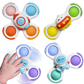 WOOPIE BABY Spinner Zabawka Sensoryczna Rakieta Kosmita Ufo 3 szt. WOOPIE BABY Spinner Zabawka Sensoryczna Rakieta Kosmita Ufo 3 szt.