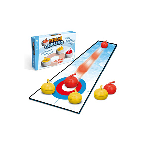 Curling stolní společenská hra v krabici 34x23x6cm Curling stolní společenská hra v krabici 34x23x6cm