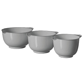 Set 3 šlehacích mís šedá