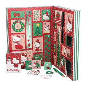 Adventní kalendář Hello Kitty v krabici 25x33x6cm Adventní kalendář Hello Kitty v krabici 25x33x6cm