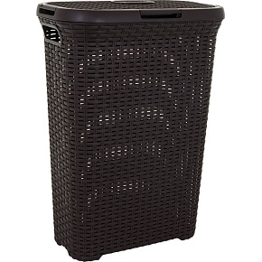 Koš na špinavé prádlo STYLE 40l hnědý