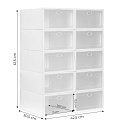 Modulární skříňka na boty organizér 10 modulů ModernHome