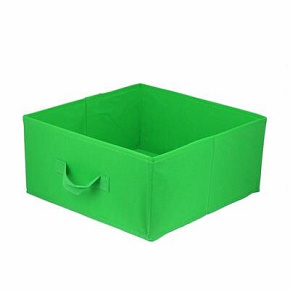 U Pudełko tekstylne 31x31x15 zielone U Pudełko tekstylne 31x31x15 zielone