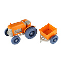Traktor s vlekem plast 31cm na volný chod 