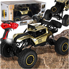 Dálkově ovládané auto 2,4GHz 1:8 51cm kovové zlaté
