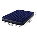 Velká nafukovací matrace 203x152 cm dvoulůžková INTEX 64759