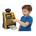 Lebula pokladnička bankomat trezor černo zlatý pin zvuk
