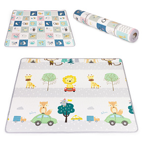 Mata piankowa dla dzieci edukacyjna dwustronna zwijana alfabet ECOTOYS
