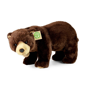 Plyšový medvěd hnědý 40 cm ECO-FRIENDLY