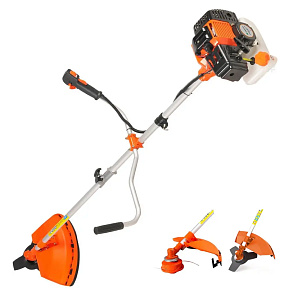 Powertech PT-550: 2-in-1 Gasoline Brush Cutter-Grass Cutter - 55cc 