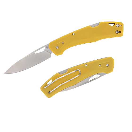 Nůž LST Clip Point 420HC - Mustard Yellow