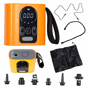 Elektrická akumulátorová pumpa pro SUP prkno USB 22 PSI 140 W koncovky