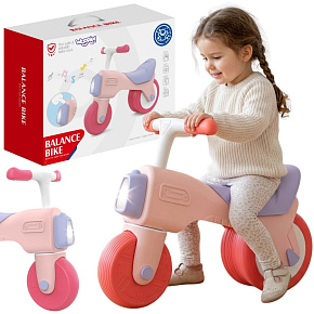 WOOPIE  BABY Rowerek Biegowy Jeździk Dźwięk 18m+ Różowy