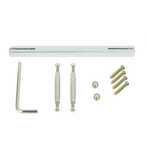 Zestaw montażowy klamki (120mm) M9 nikiel Zestaw montażowy klamki (120mm) M9 nikiel