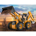 Lebula dálkově ovládané auto rc bagr jcb kovové vozidlo žluté