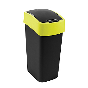Odpadkový koš FLIP BIN 45l černý/žlutý