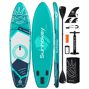 Lebula sup deska pompowana do pływania paddle stand up zestaw 335cm niebieska
