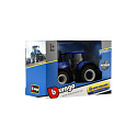 Traktor Bburago Fendt 1050 Vario/New Holland kov/Massey F.plast 13cm 2 druhy v krabičce 15x11x8cm