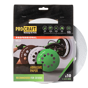 Brusný výsek (papír) 10 ks. Procraft КB225.100
