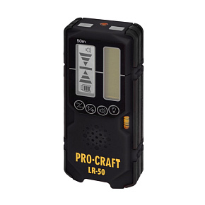 Laserový přijímač Procraft LR-50 pro zelený i červený paprsek Laserový přijímač Procraft LR-50 pro zelený i červený paprsek