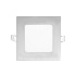 Ecolite  LED-WSQ-6W/27/CHR LED svítidlo vestavné čtvercové RAFA, 12x12cm, 6W, 