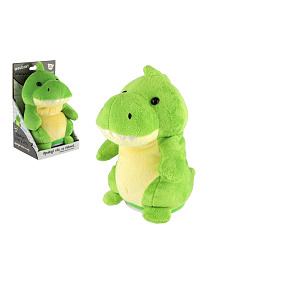 Dinosaurus Rexík opakující věty plyš 18cm na baterie se zvukem v krabici 12x20x10cm v sáčku