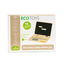 Magnetická vzdělávací tabule laptop písmena čísla ECOTOYS