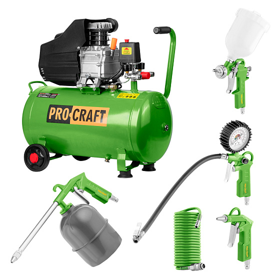 Kompresor Procraft AC50 + sada příslušenství
