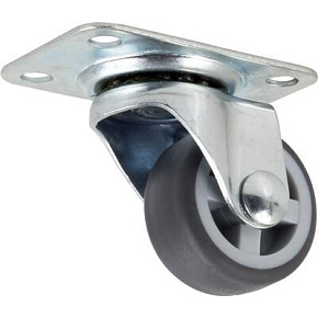 Kolečko kaučuk prům. 32mm/12kg, otočná deska