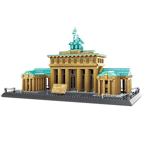 Lebula klocki konstrukcyjne zestaw 1551 el. elementów brama brandenburska berlin