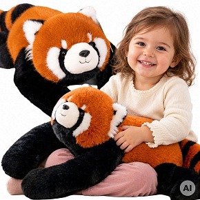 WOOPIE Červená panda Vážený plyšový medvídek Sensoryczny 1kg WOOPIE Červená panda Vážený plyšový medvídek Sensoryczny 1kg