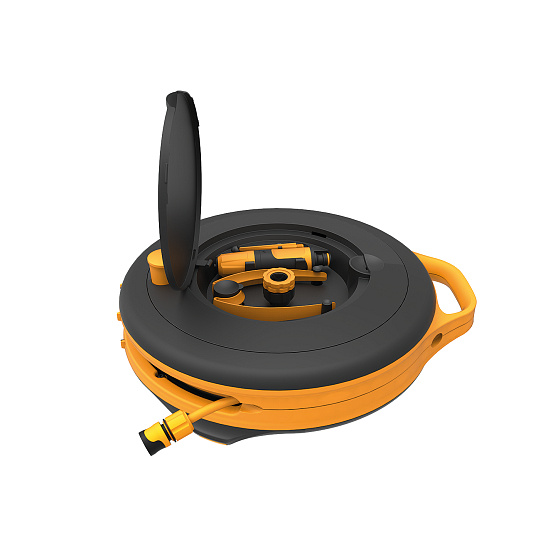 Buben s hadicí S 3/8", dosah 15 m