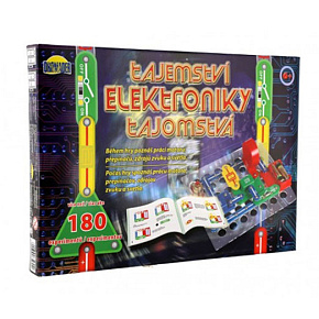 Tajemství elektroniky 180 experimentů na baterie v krabici 42x28,5x4cm od 6 let